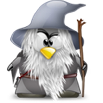 "Gandalf" TUX (Linux Logo)